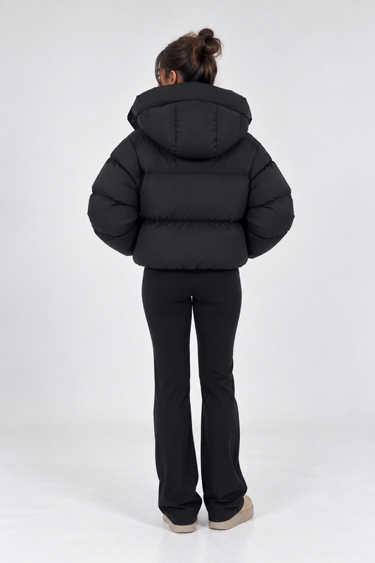 Selma Amaya Black Puffer Jacket
