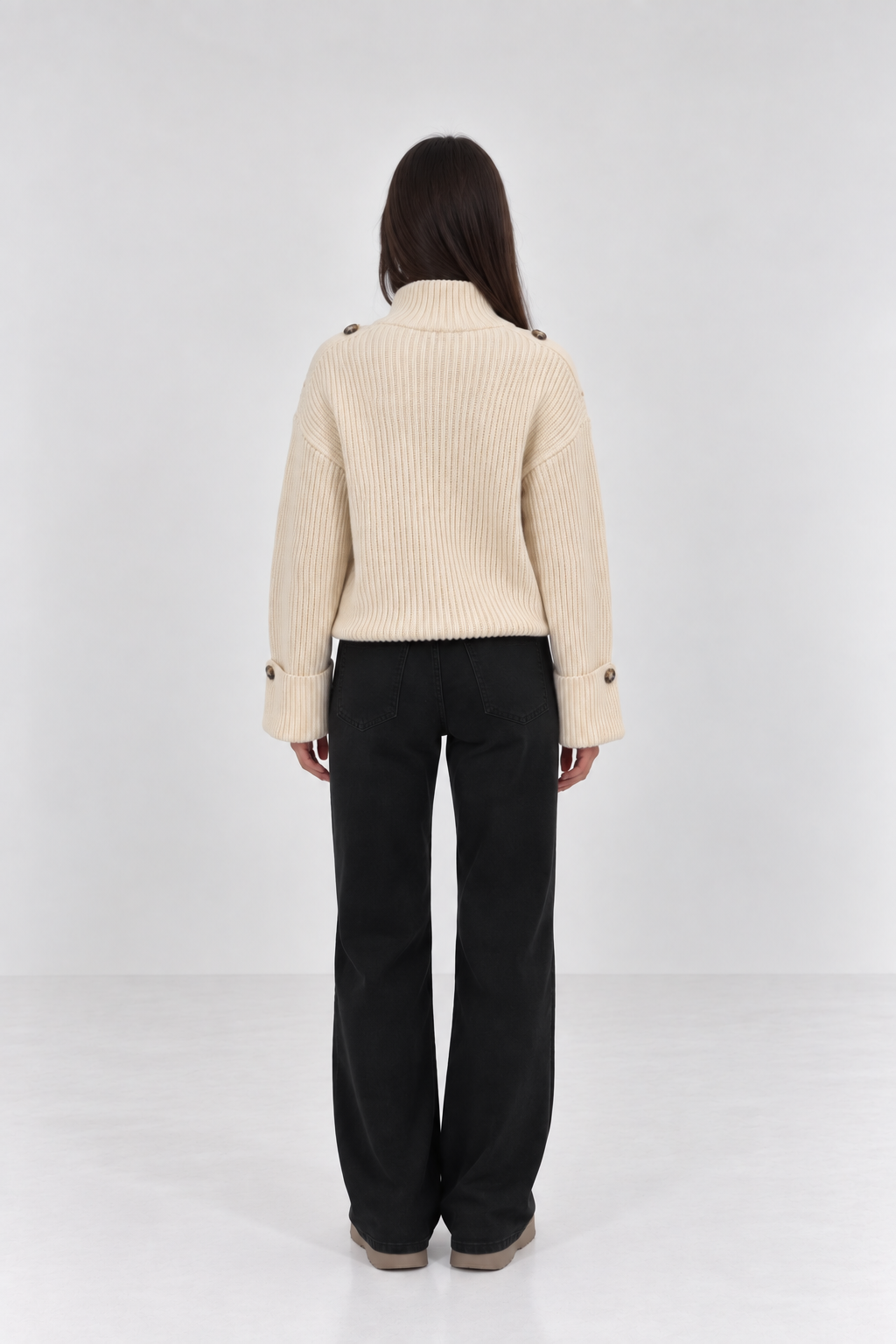 Elina Button Knit