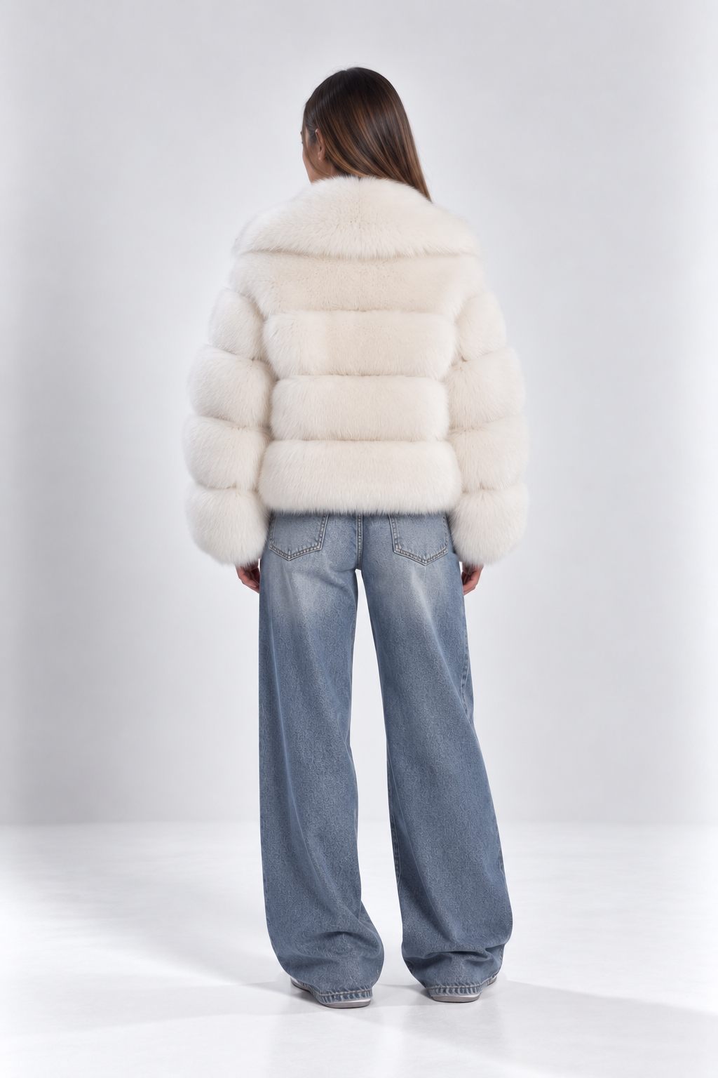 Kaia Snow Faux Fur Jacket