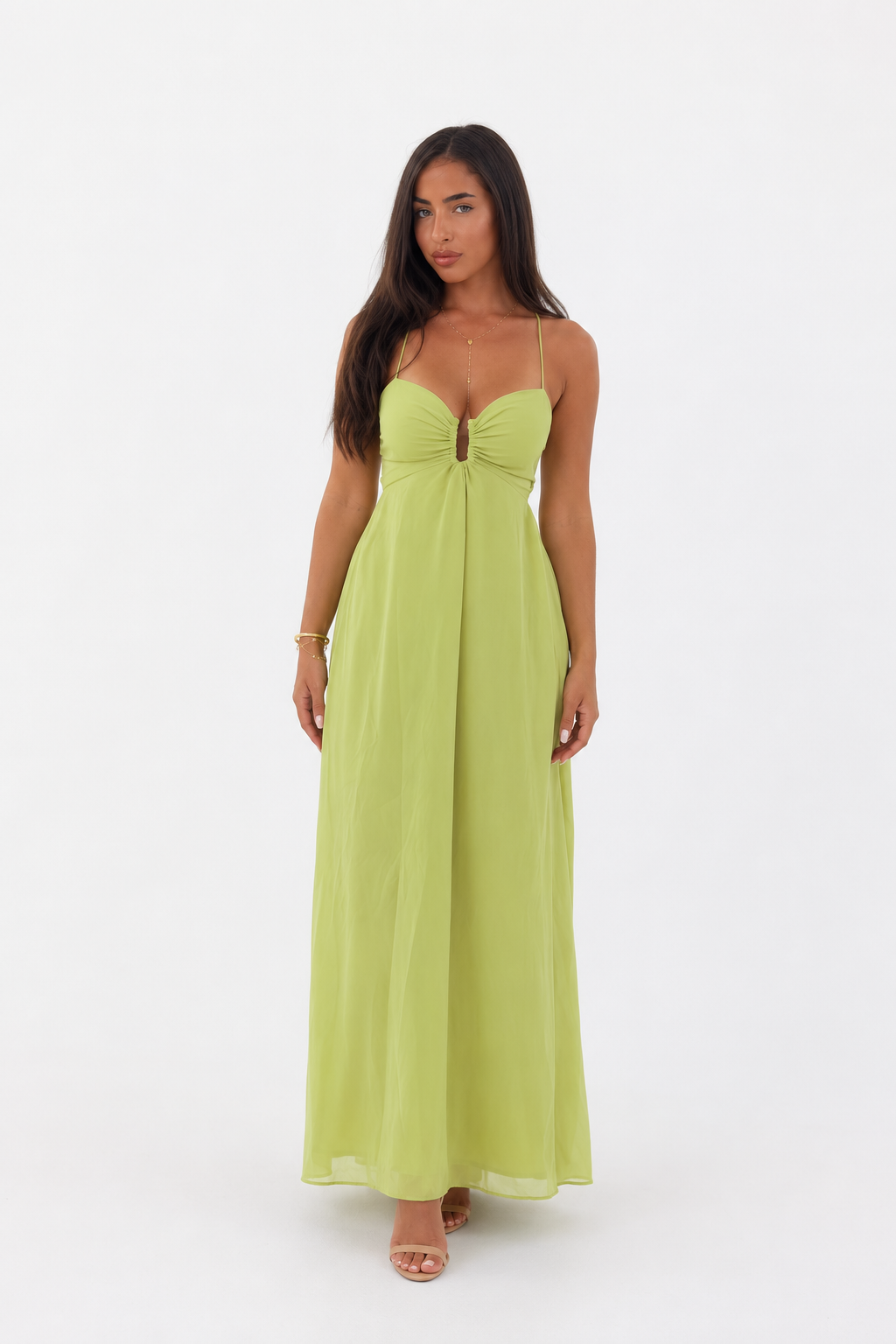 Ayla Open Back Maxi Dress