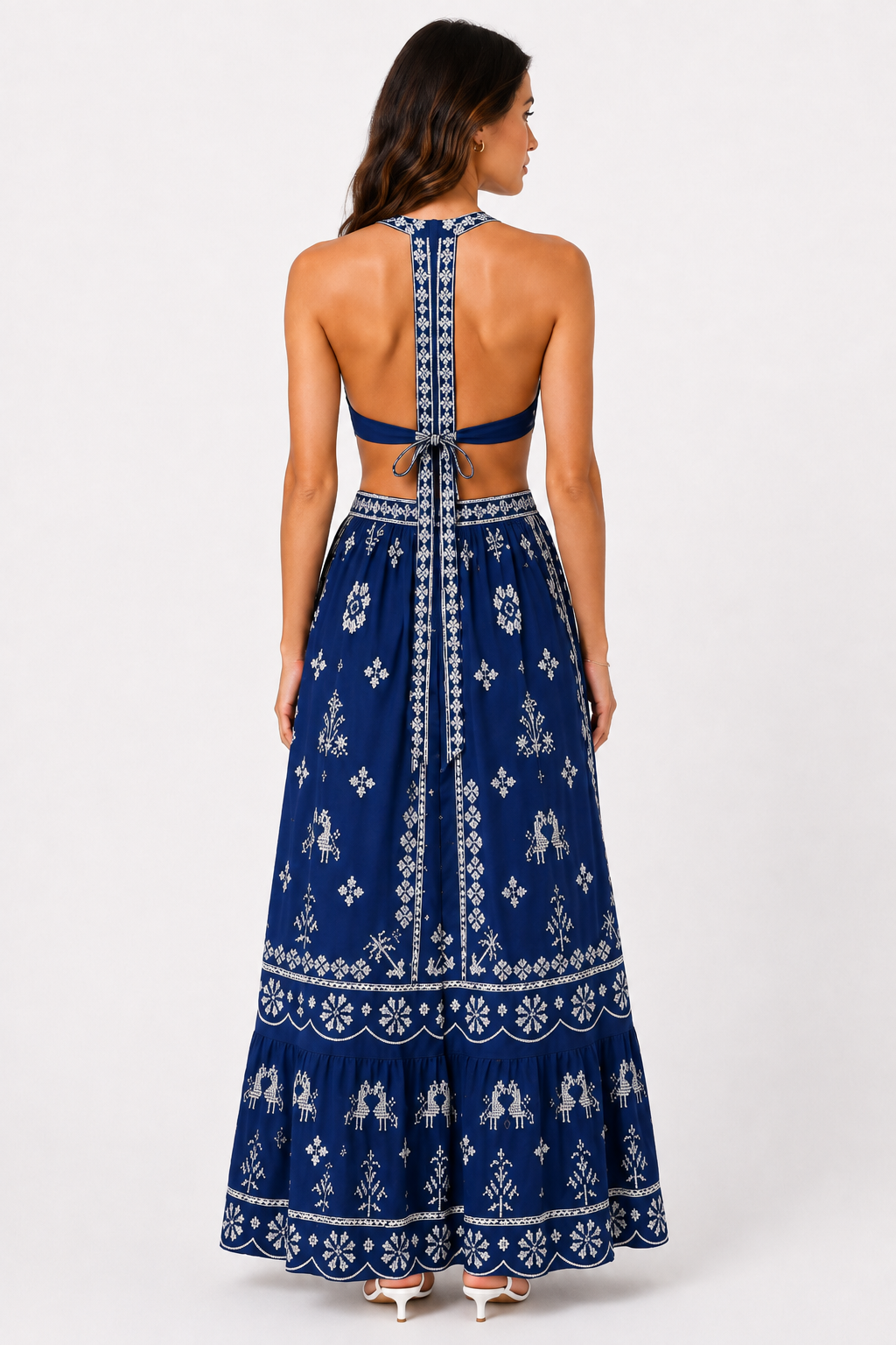 Zaria Blue Maxi Dress