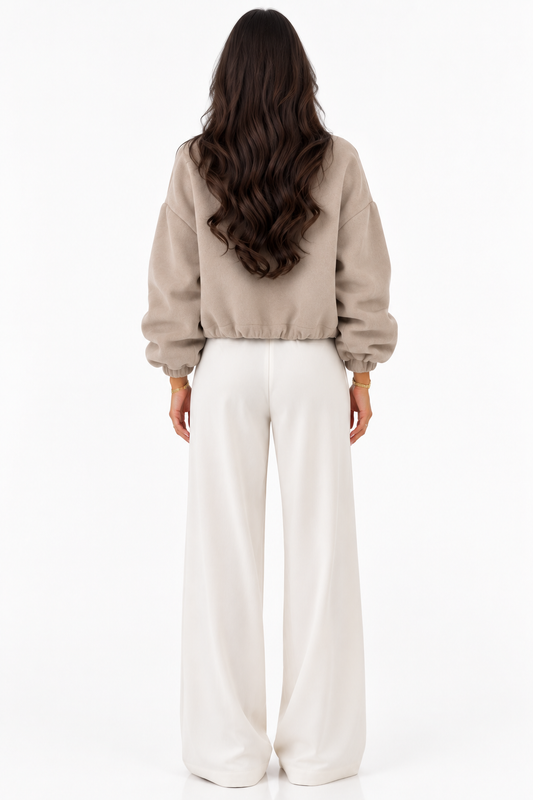 Malia Suede Bomber Jacket