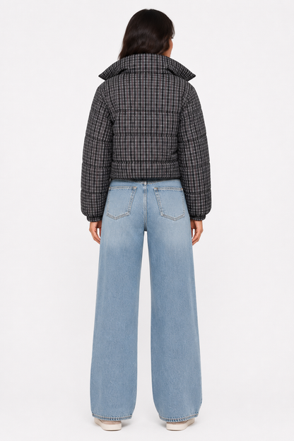 Maris Check Puffer Jacket
