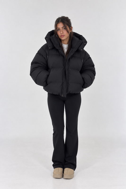 Selma Amaya Black Puffer Jacket