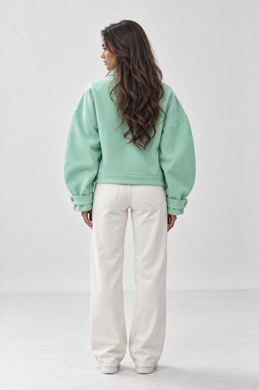Zelie Mint Jacket