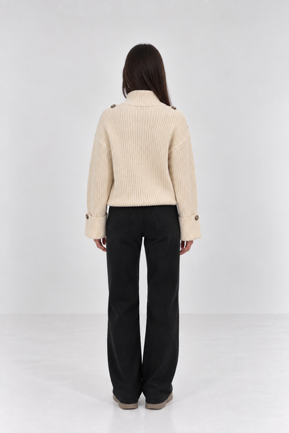 Elina Button Knit