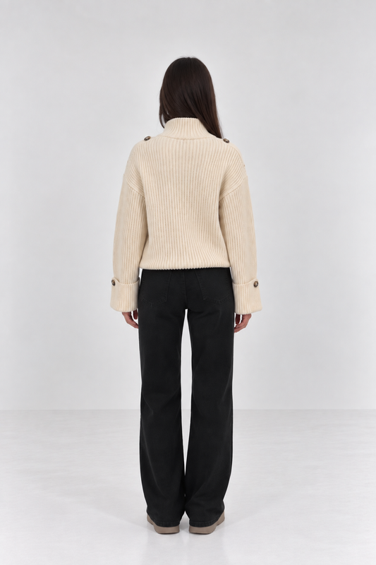 Elina Button Knit