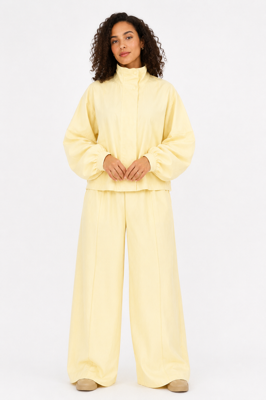 Rania Butter Yellow Lounge Set