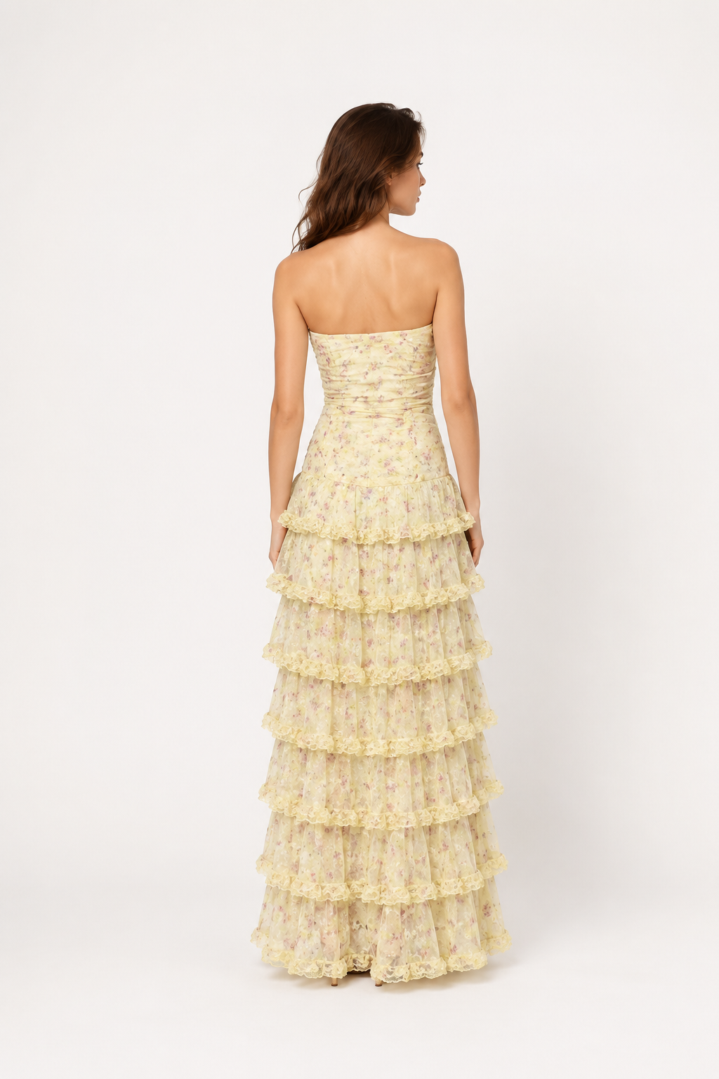 Kaia Floral Ruffle Dress