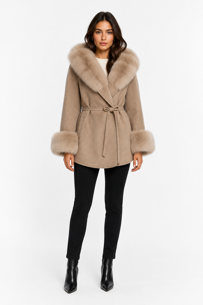 Safiya Fur Collar Jacket