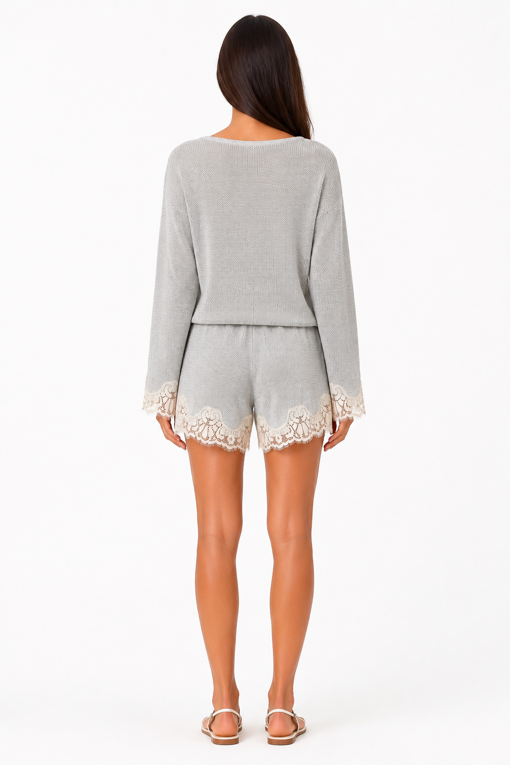 Soline Elisa Lace Knit Set
