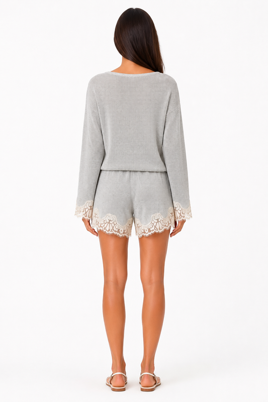 Soline Elisa Lace Knit Set