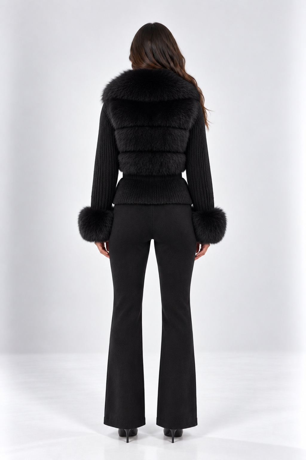 Leonie Fur Trim Cardigan