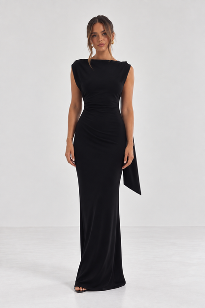 Eleni Open Back Midi Dress