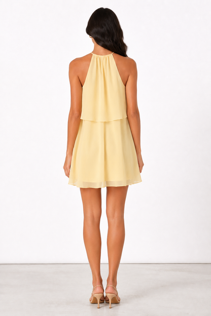 Esme Yellow Mini Dress