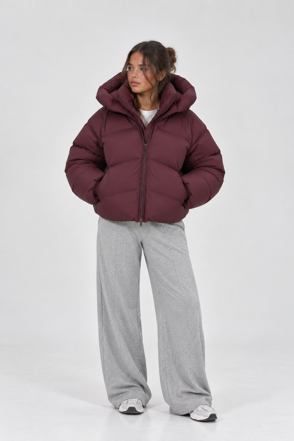 Nelia Plum Puffer