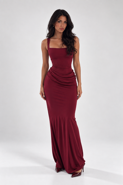 Elodie Ruched Maxi Dress