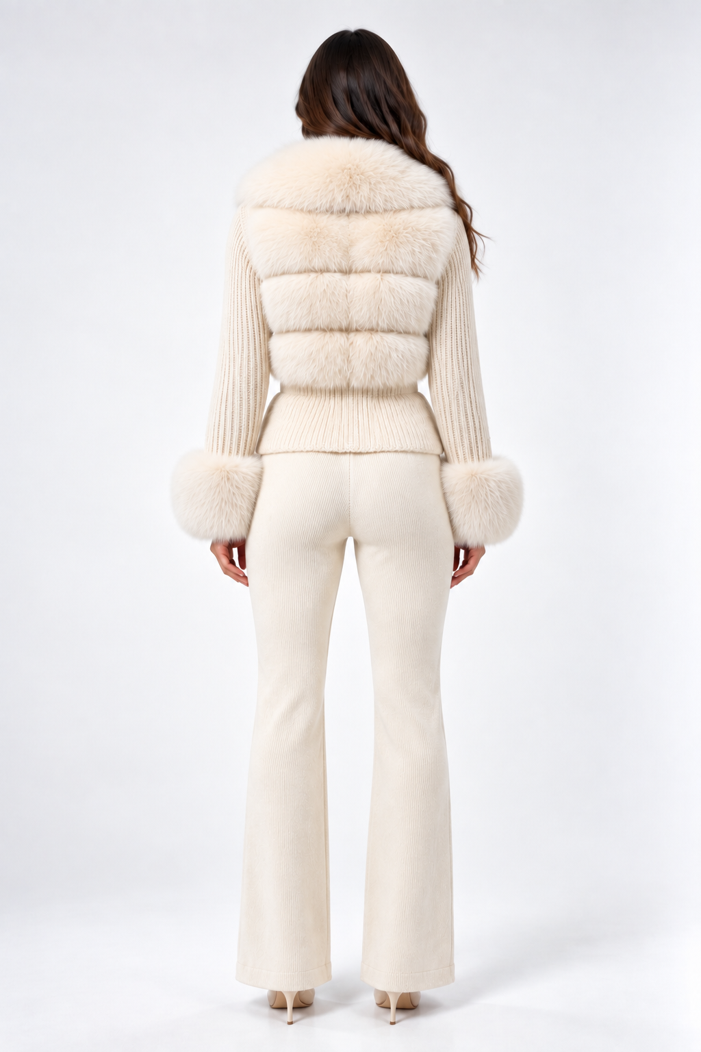 Leonie Fur Trim Cardigan