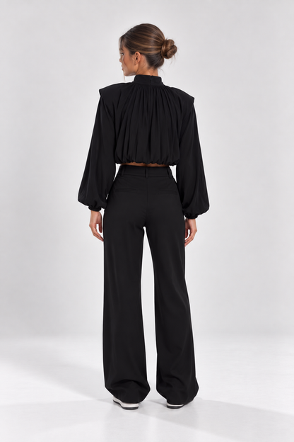 Samira High Neck Blouse