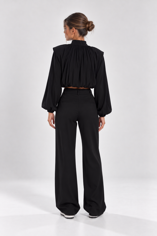 Samira High Neck Blouse