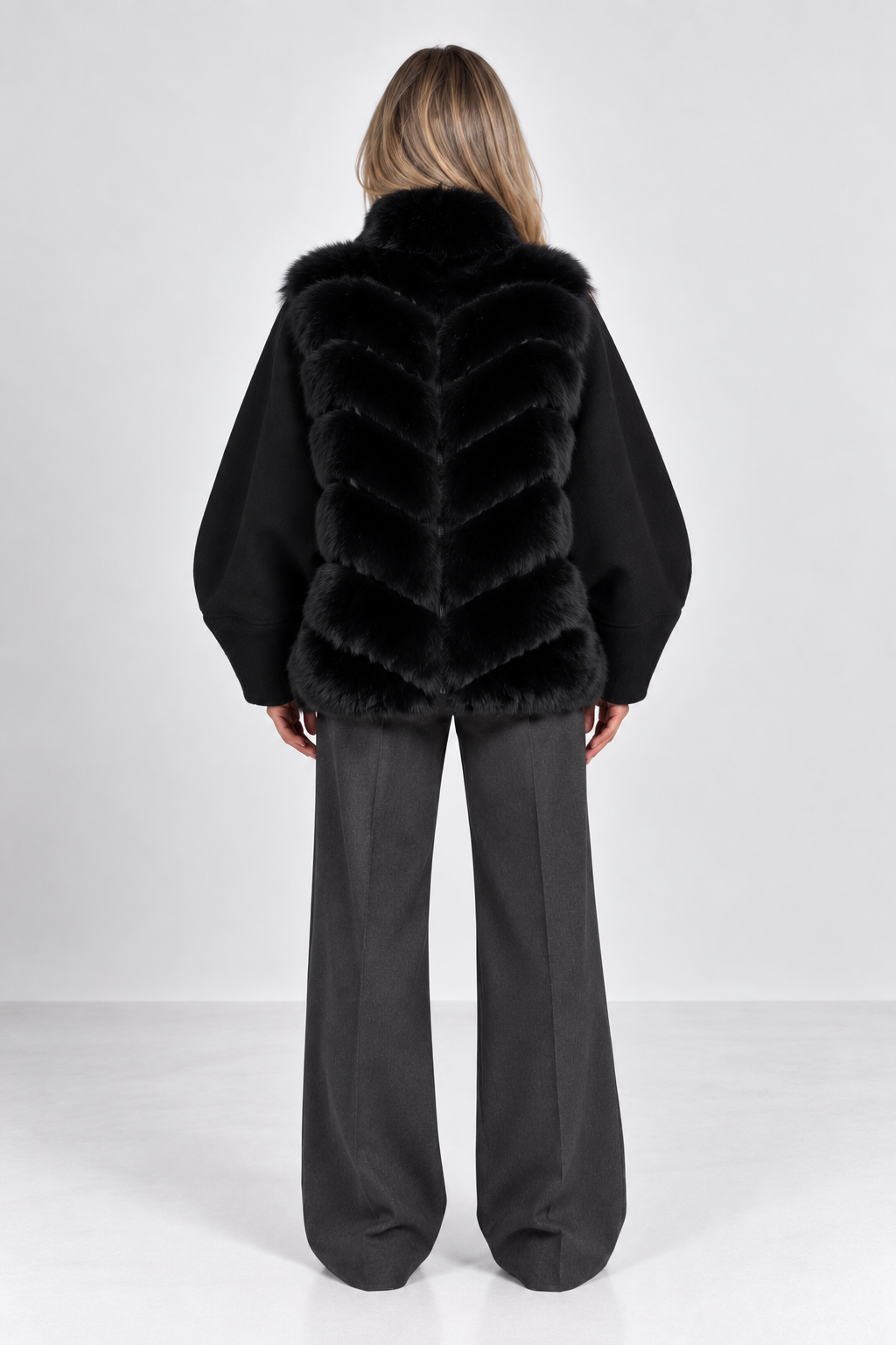 Naya Fur Bomber Jacket