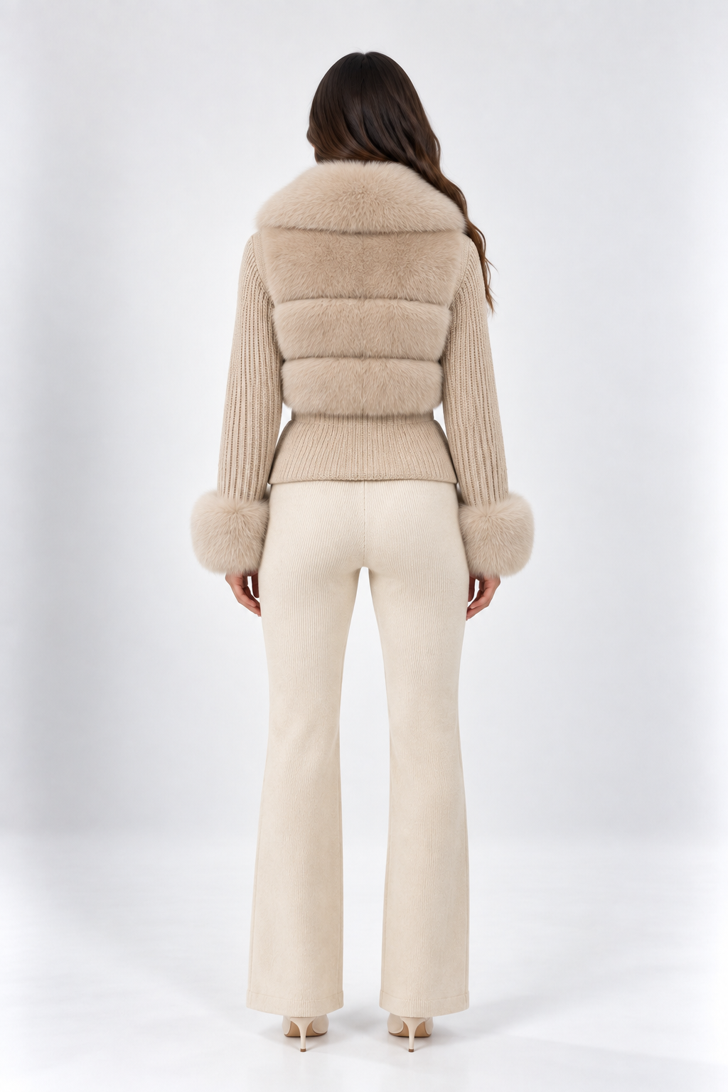 Leonie Fur Trim Cardigan