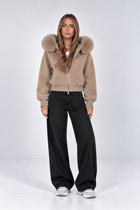 Esme Fur Knit Jacket