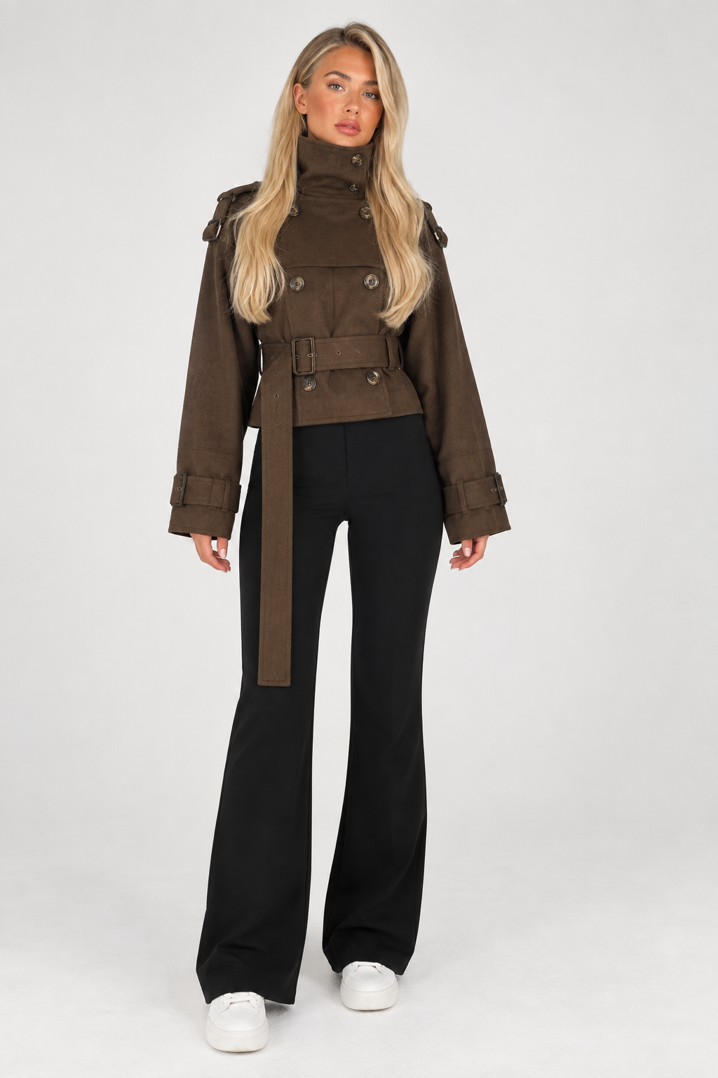 Aveline Belted Trench Jacket