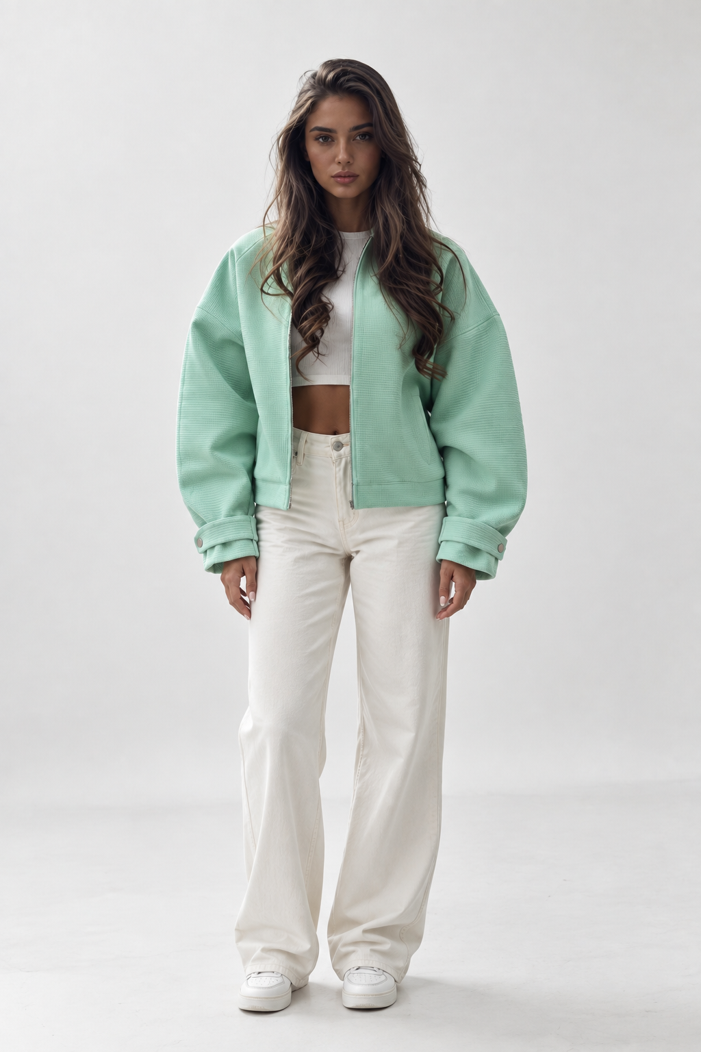 Zelie Mint Jacket