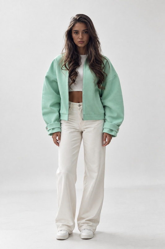 Zelie Mint Jacket