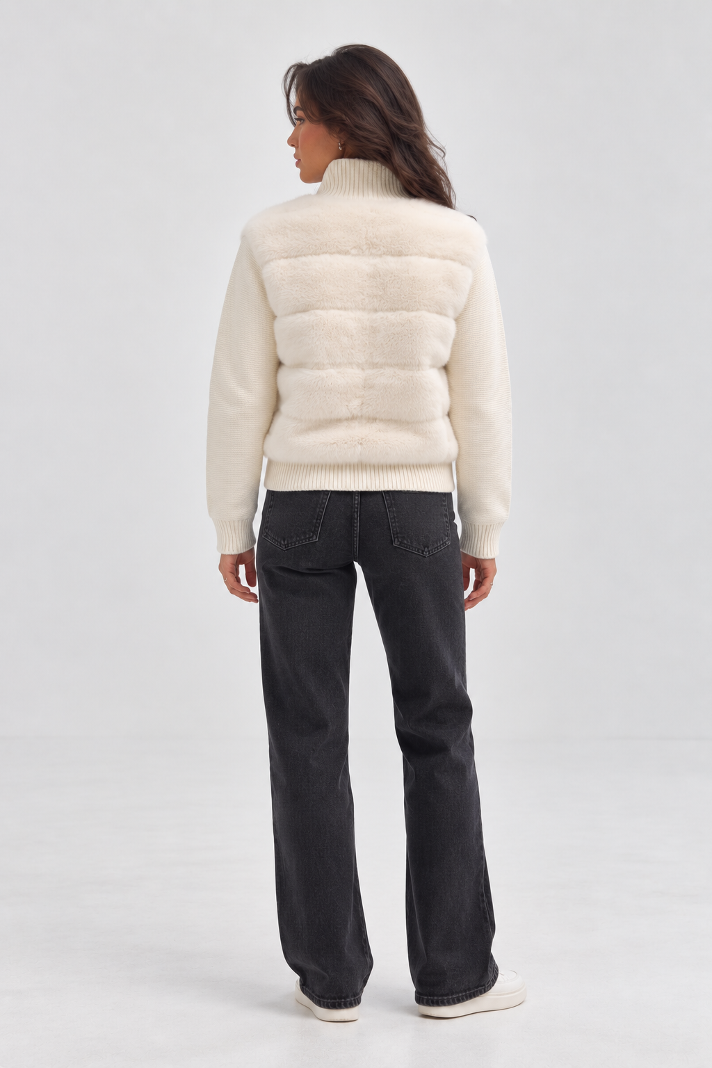 Mira Cream Fur Jacket
