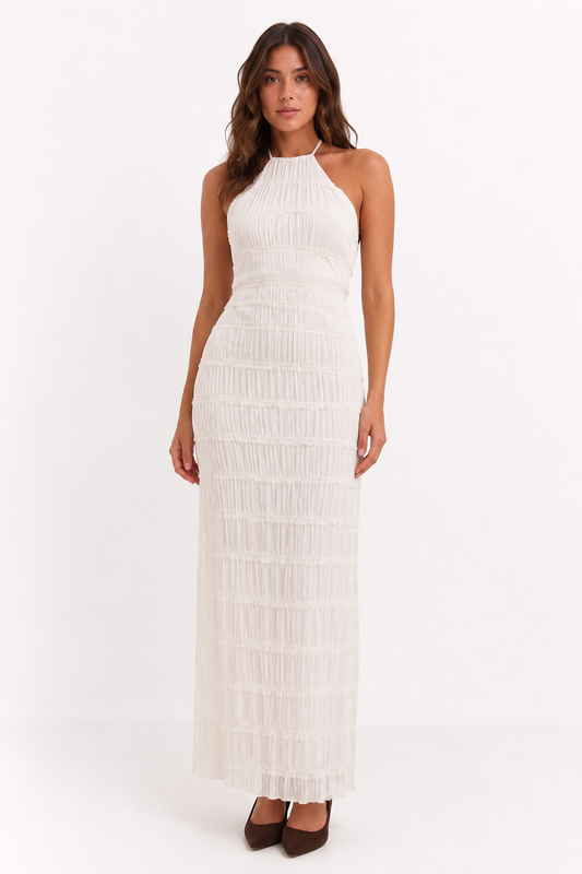 Rania Textured Maxi Dress