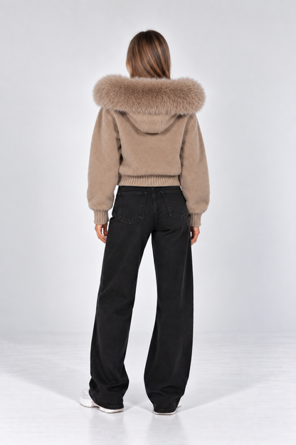 Esme Fur Knit Jacket