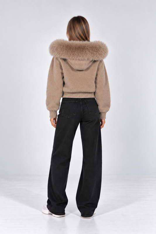 Esme Fur Knit Jacket
