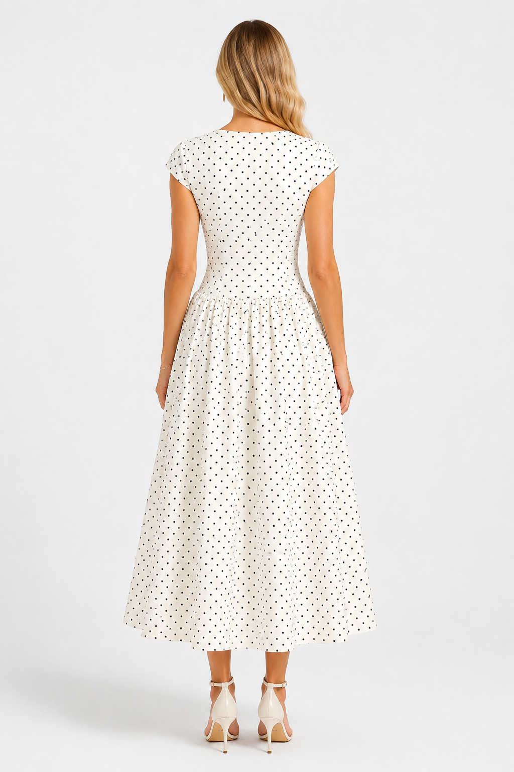Aurelie Riviera Polka Dot Dress