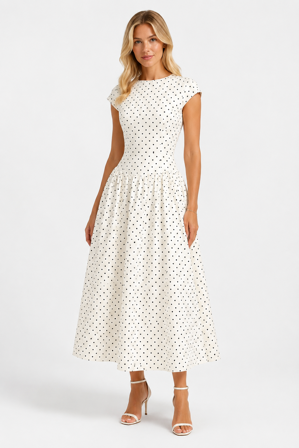 Aurelie Riviera Polka Dot Dress